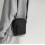 Stylish Nylon Crossbody Phone Bag Black 4
