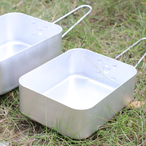 Lafuntar Camping Mess Tin, 9-Piece Mess Tins for Camping, Features 2