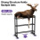 niffgaff 3 Tier Adjustable Dumbbell Rack, Weight Rack with Extended 3