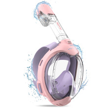ACURE Kids Snorkel Mask Full Face SN03, Anti-Fog & Dry Top Snorkel Set, Snorkeling Gear with Easier Breathing System for 3-8 Years Old Swimming Begin