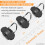 Amonax Ab Roller Exercise Wheel, Four Wheel Abs Trainer with Elbow Support 2