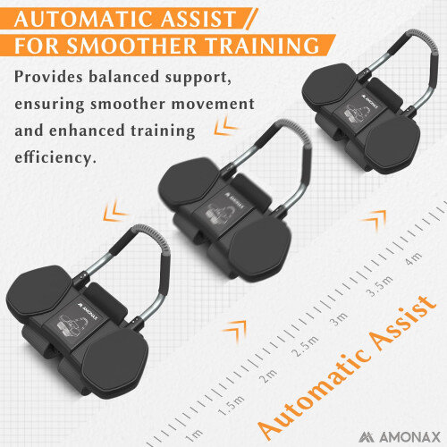 Amonax Ab Roller Exercise Wheel, Four Wheel Abs Trainer with Elbow Support 2