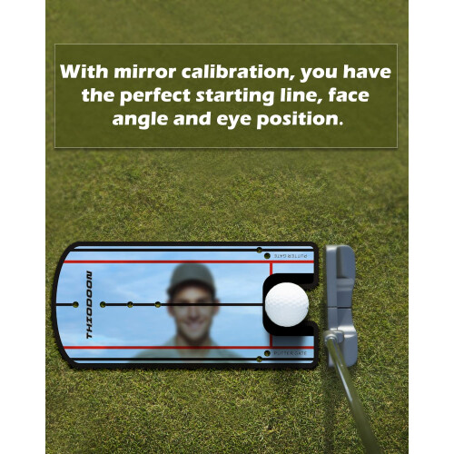 THIODOON Golf Putting Mirror - Putter Line Alignment Mirror for 2