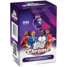 2026 Topps Chrome Premier League Soccer - Factory Sealed - Value Box
