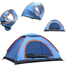 Pop Up Tent 2 Man, Waterproof Windproof Anti-UV Camping Tent, Instant Automatic Tent, Lightweight, for Beach, Outdoor, Traveling, Hiking, Camping, Fi