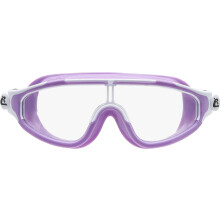 Cressi King Baloo Kids Swim Goggles - Quick-Adjust Strap, Watertight Seal - Kids Swimming Goggles with Anti-Fog UV Protection - Lilac/White - 2-7 Yea