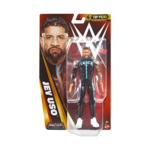 WWE Jey Uso Yeet Attire Mattel Main Event Basic Series Top Picks 2025 Wrestling Action Figure Toy