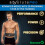 TESMED Absolute: EMS Abdominal Belt, Electrostimulator for Central 2