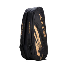 Hundred Cosmogear Badminton Kit-Bag | Double Zipper | Bag with Front Zipper Pocket | Material: Polyester| Padded Back Straps | Easy-Carry Handle
