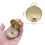 DBOO Gold Brass Compass for Navigation, Waterproof, Luminous, 2