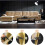 Sectional Couch Connector, 8 Pcs Metal Sofa Joint Snap Alligator Style Sectional Couch Connector 5