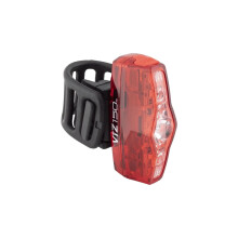 CatEye ViZ150 Ultra-Bright 150 Lumen Rechargeable Rear Bicycle Light | OptiCube Lens & Daytime Hyperflash Mode for Maximum Visibility | USB Rechargea