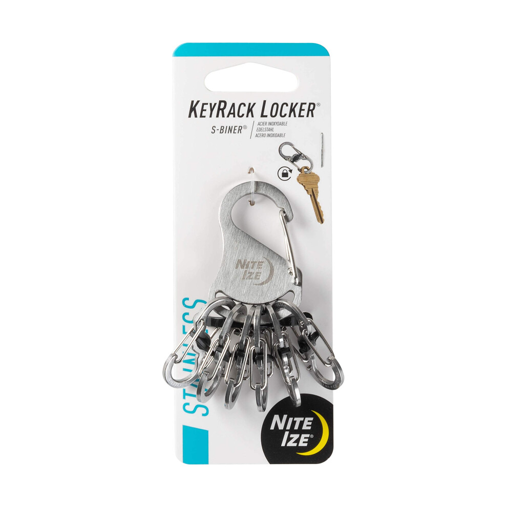 Nite Ize - S-Biner Keyrack Locker Steel, N/A