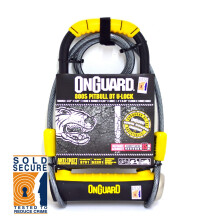 OnGuard Pitbull DT 8005 Bike Lock & Cable (Sold Secure Gold)