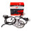 Clarks Cycle Systems React-2 Piston Front & Rear Hydraulic Disc Brake Set, Black, 180/160mm 1