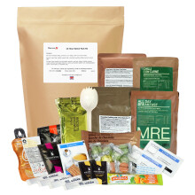 Ration-X 24 Hour Ration Pack Ambient Army Type Menu 1 4000kcal Three Main Meal Pouches +++