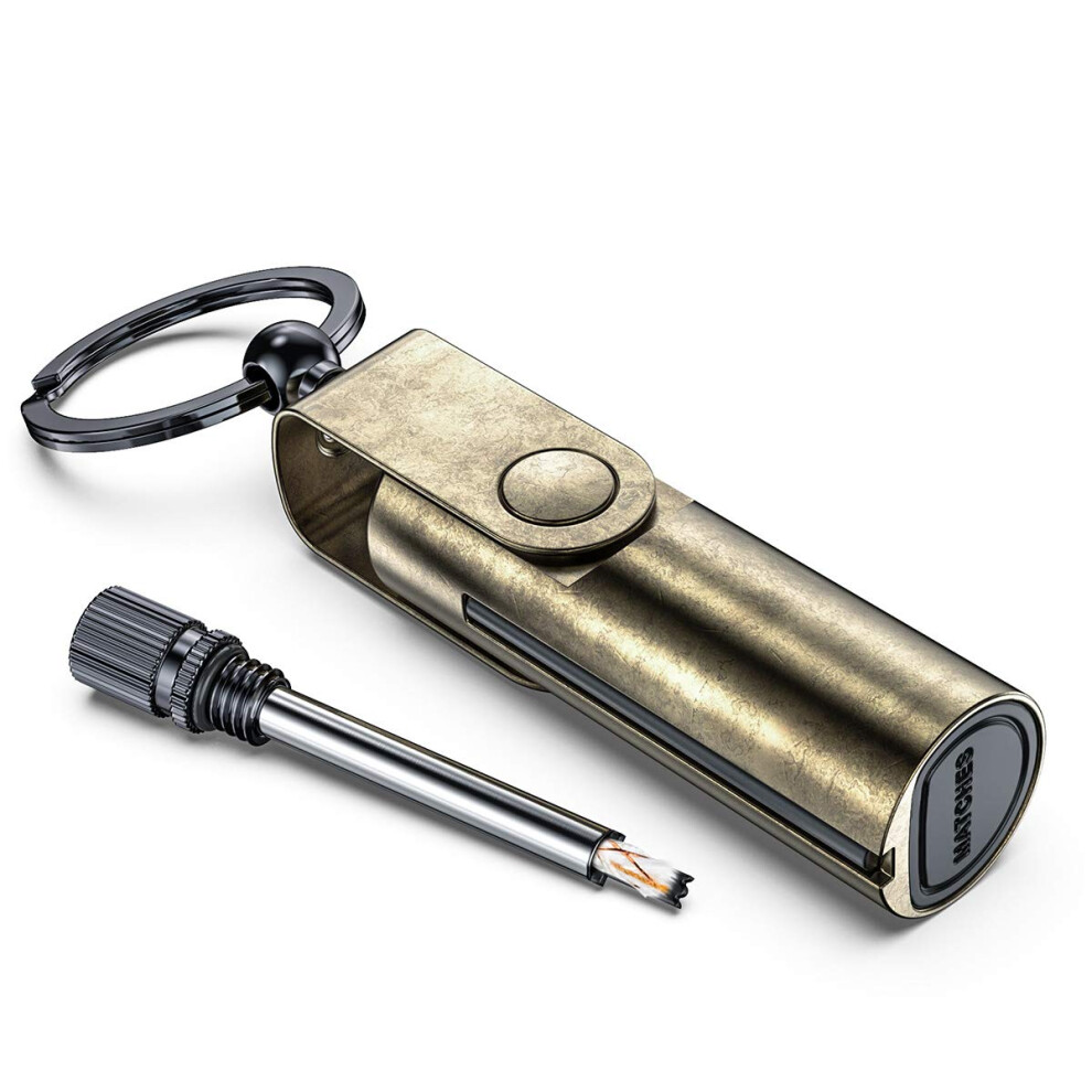 Vvay Permanent Match Lighter With Keyring (Sold Without Fluid)