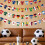 For 2026 World Cup Decorations Banner Jersey Flags, Premium Reusable 4
