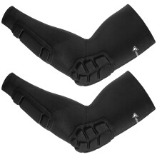Padded Arm Sleeves 2 Pack, Crashproof Elbow Forearm Pads Compression Protection Support for Football Basketball Volleyball