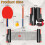 Naissgo Table Tennis Set, Professional Table Tennis Bat Set, Quick 6