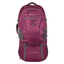 Mountain Warehouse Traveller 60L + 20L Rucksack - Large Backpack with Rain Cover, Detachable Daypack, Adjustable Back Support Travel Bag - For Campin