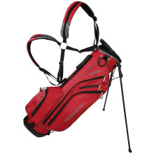 Prosimmon Golf DRK 7" Lightweight Golf Stand Bag with Dual Straps (Crimson/Grey)