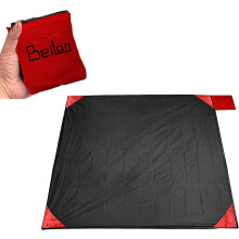 BeiLan Mini Pocket Picnic Blanket Durable Lightweight Waterproof Sand Proof Beach Camping Travel Mat Foldable Thin Ground Sheet for Outdoors Activiti