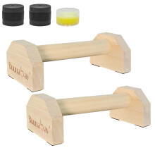 Parallettes Bars, Push Up Stands for Handstands, Planche Dips, Calisthenics, Strength Training Parallel Bars