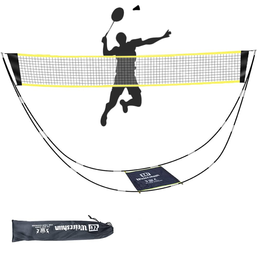 Photos - Volleyball Ball Portable Badminton Net for Garden,Pickleball,Kids Volleyball Net on Beach,Easy Setup with Carry Bag for Indoor Outdoor Sport