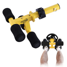 Fitarc Tib Bar, Tibialis Trainer, Tibia Dorsi Calf Raise Machine, Knees Over Toes Equipment for Strengthening Calves/Shins/Ankles, Yellow, Fits 2" Ol