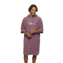 Tiki Adult Hooded Towel Changing Robe, Cotton Towelling Surf Poncho for Beach, Swimming, Surfing and Outdoor Changing