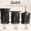Earth Pak Waterproof Backpack with Roll-Top Closure, Front Pocket, Cushioned Back Panel & Phone Case (Black, 35L) 6