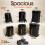 Earth Pak Waterproof Backpack with Roll-Top Closure, Front Pocket, Cushioned Back Panel & Phone Case (Black, 35L) 2