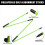 CHAMPKEY 3-Pack Collapsible Golf Alignment Sticks 46" - Professional 2