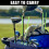 CHAMPKEY 3-Pack Collapsible Golf Alignment Sticks 46" - Professional 5