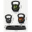 3 Piece Kettlebell Set 5/10/15 lb with Storage Rack, Vinyl Coated 4