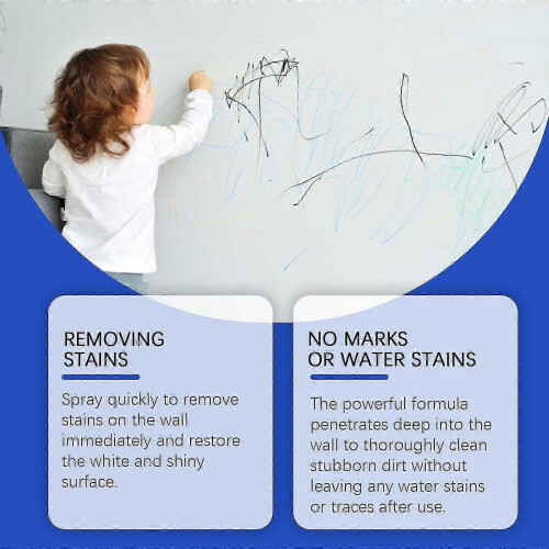 Wall Cleaner - Effective Mildew & Graffiti Remover for Home Walls, 237ml 2