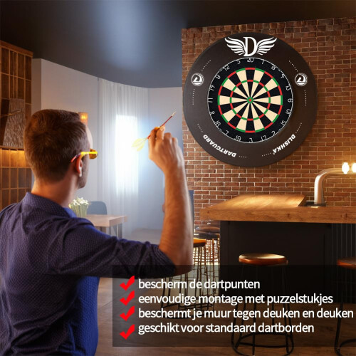 Dart Board Surround Ring Thk Protective Eva Wall Cover Missed Throws 5 2
