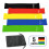 Ram 5 PACK Gym Resistance Bands Women Men Strength Training 6