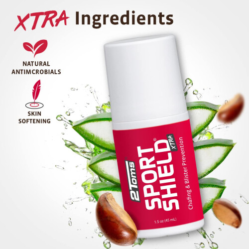 2Toms SportShield Xtra - Liquid Roll-On Chafing Protection - 1.5 oz 1