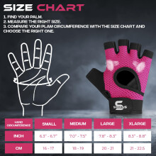 SAWANS Gym Gloves Men and Women | Best Gym Glove for Workout & Training, Weight lifting Gloves with Wrist Support, Non-Slip Grip, Silicone Palm Prote