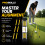 PROSKILLZ UK PRO Golf Alignment Sticks – 2-Pack Collapsible Golf 2