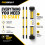PROSKILLZ UK PRO Golf Alignment Sticks – 2-Pack Collapsible Golf 3