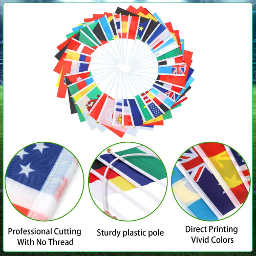 World Cup Handheld Flags World Cup Decorations 2026 48 Countries 2