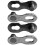 KMC 11 Speed EPT Re-Usable MissingLink, Dark Silver, 2 Pairs (Pack of 2) 3