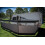 Maypole 5 Panel Steel Poled Windbreak Privacy Screen With PVC Windows, 8m Width 3