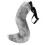 (White Camel) Halloween Faux Fox Tail Plush Cosplay Beast Tail Prop for Styling 5
