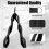 MANUEKLEAR Tricep Rope Cable Attachment Handles, Greater Range of Motion, Tricep Pull Down Rope for Push Downs, Crunches, Facepulls for Professional 5