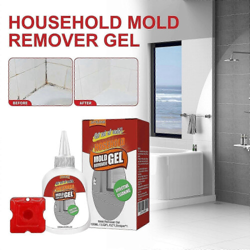 Mold Removal Gel for Wall Cleaning, Decontamination, Kitchen Bathroom, 100ml ,1set 1