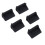 100 Pcs Silicone USB Port Plug Dustproof Plug Stopper Protection Cap Black 7